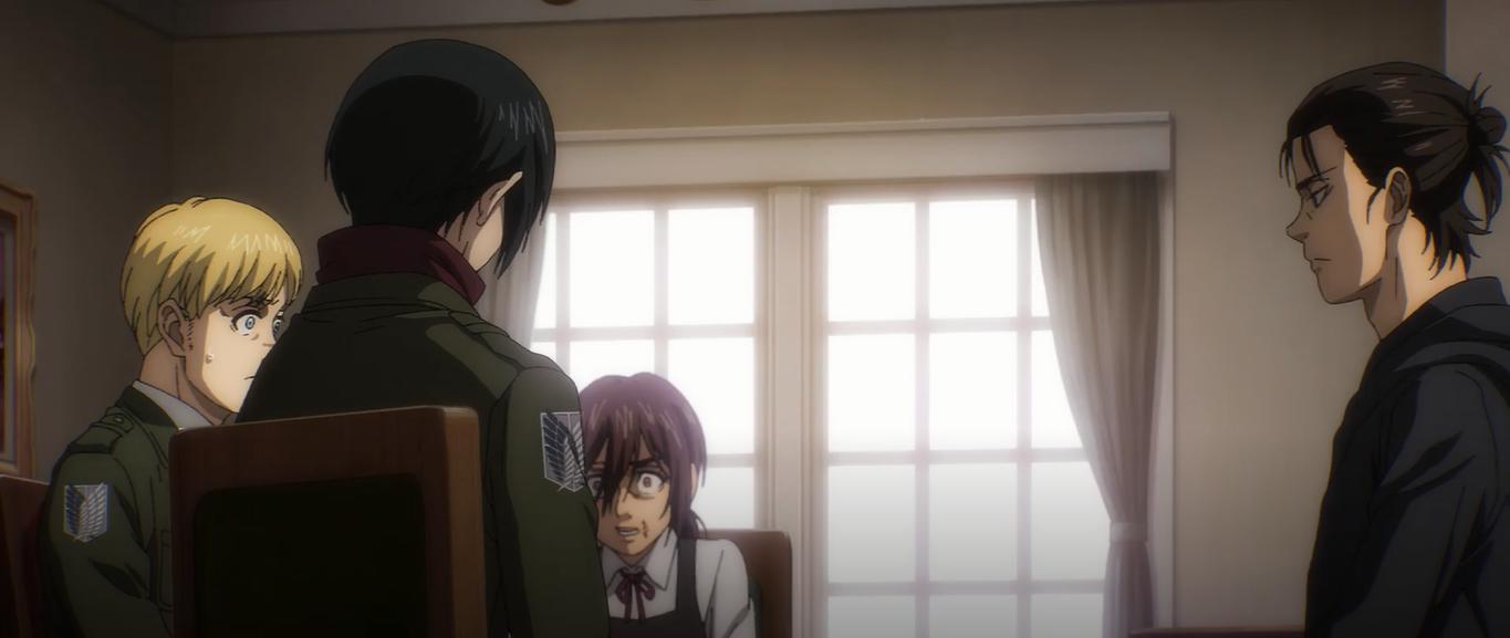 Spoiler Attack On Titan season 4 tập 14: Cuộc trò chuyện cuối cùng của Eren, Mikasa và Armin