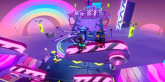 Fall Guys Season 4 hé lộ màn chơi đầu tiên mang đậm sắc màu tương lai