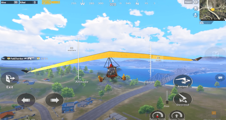Hướng dẫn đầy đủ và mẹo chơi PUBG Mobile Motor Glider