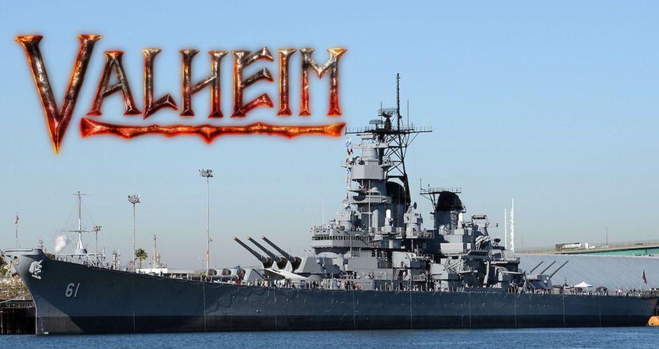 Người chơi Valheim hệ xây dựng: Làm hẳn một phiên bản tàu chiến trong game