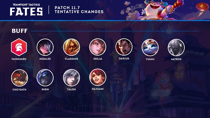 DTCL: Chi tiết bản cập nhật 11.7 chính thức - Buff hàng loạt tướng 3 Sao và meta Tiên Phong Bí Ản