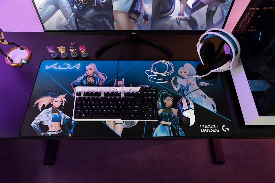 K/da Collection - Bộ sưu tập thiết bị chơi game đầu tiên của Logitech G đăng ký bản quyền chính thức từ liên minh huyền thoại đã xuất hiện