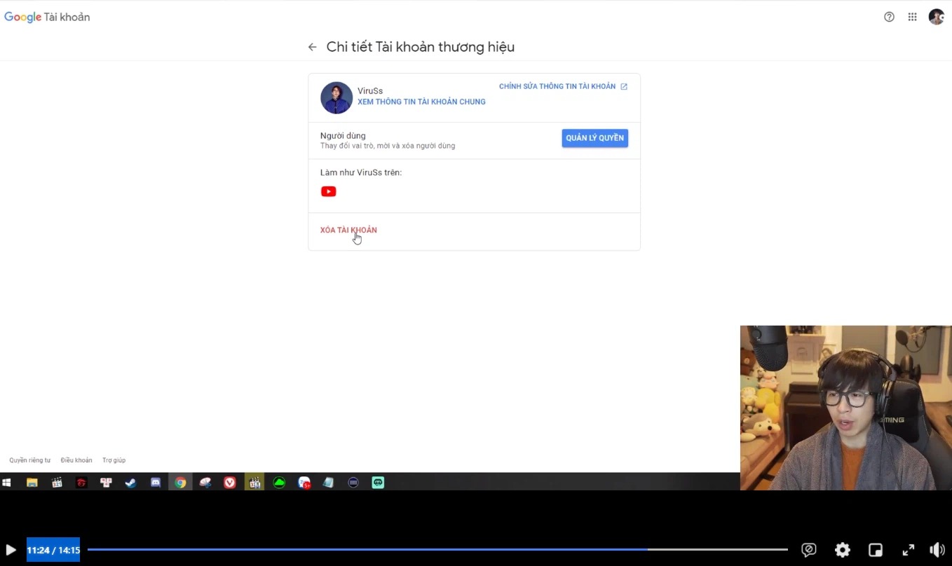 ViruSs bất ngờ xóa kênh Youtube 4 triệu người theo dõi của mình, khẳng định đây không phải trò đùa Cá Tháng Tư