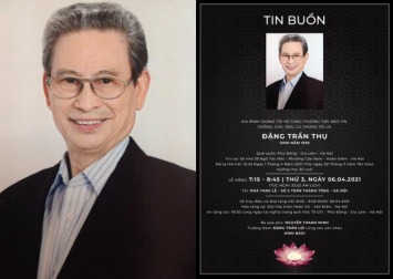 Nghệ sĩ Đặng Trần Thụ của tựa phim Chủ tịch tỉnh qua đời ở tuổi 83