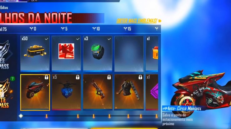 Free Fire: Cái nhìn đầu tiên và phần thưởng của Elite Pass 'Manic Circus'