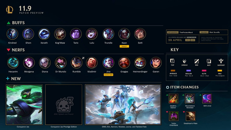LMHT: Chi tiết bản cập nhật 11.9 - Nerf nặng Hecarim và Giáp Gia Tốc Hóa Cuồng
