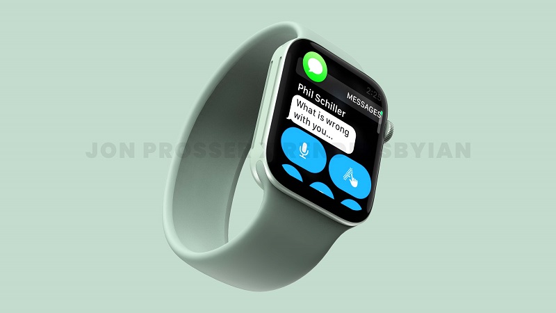 Cái nhìn đầu tiên về Apple Watch Series 7 với thiết kế viền phẳng và hơn thế nữa