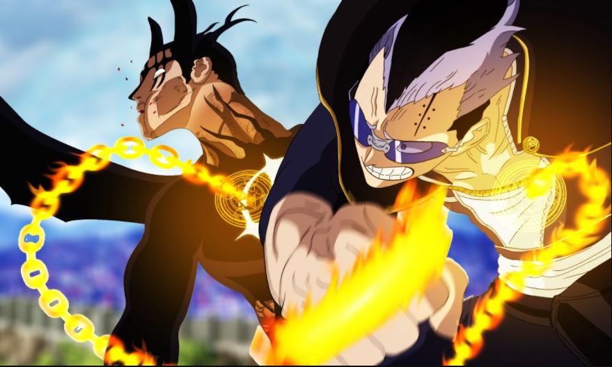 Spoiler Black Clover chap 293: Dante gục ngã, chiến thắng thuộc về thành viên Hắc Bộc Ngưu Đoàn!