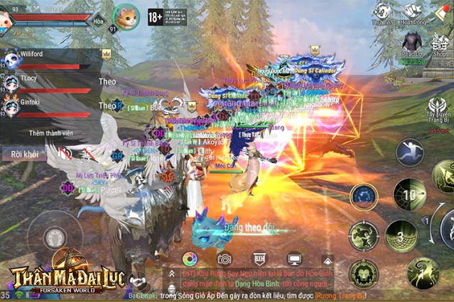 [Hướng dẫn] 9 hoạt động liên server ở Forsaken World: Thần Ma Đại Lục