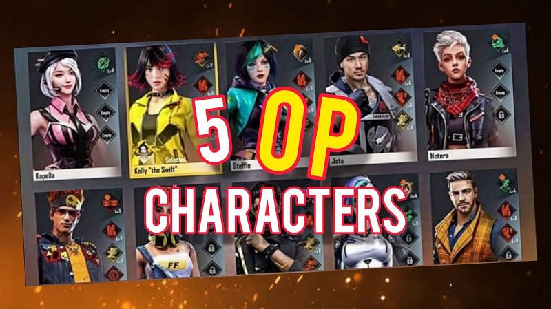 Free Fire: Top 5 nhân vật mạnh nhất trong tháng 5/2021