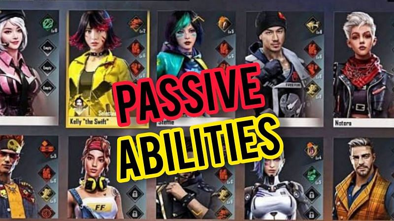 Free Fire: Top 5 nhân vật có khả năng bị động tốt nhất vào tháng 6 năm 2021