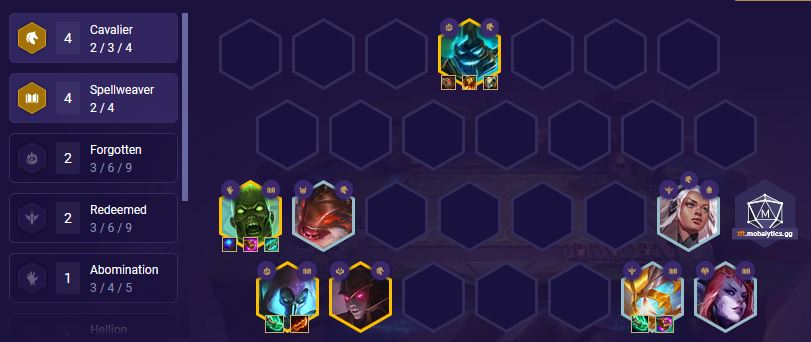 DTCL  Mùa 5: Top đội hình Ma Pháp Sư kẹp Kỵ Sĩ mạnh nhất meta 11.14 Rank Thách Đấu