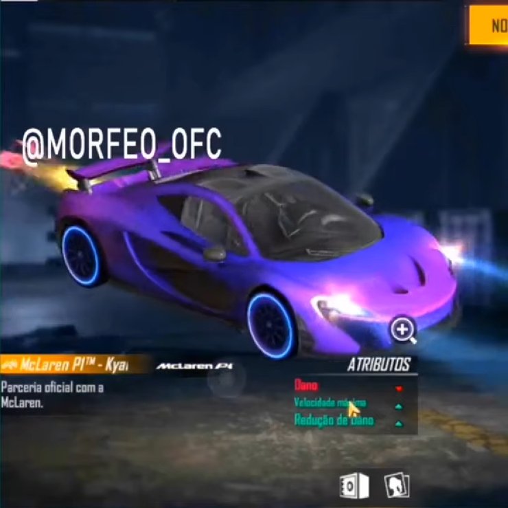Rò rỉ skin xe Free Fire x McLaren - Skin xe đầu tiên trong Free Fire cải thiện trong chiến đấu