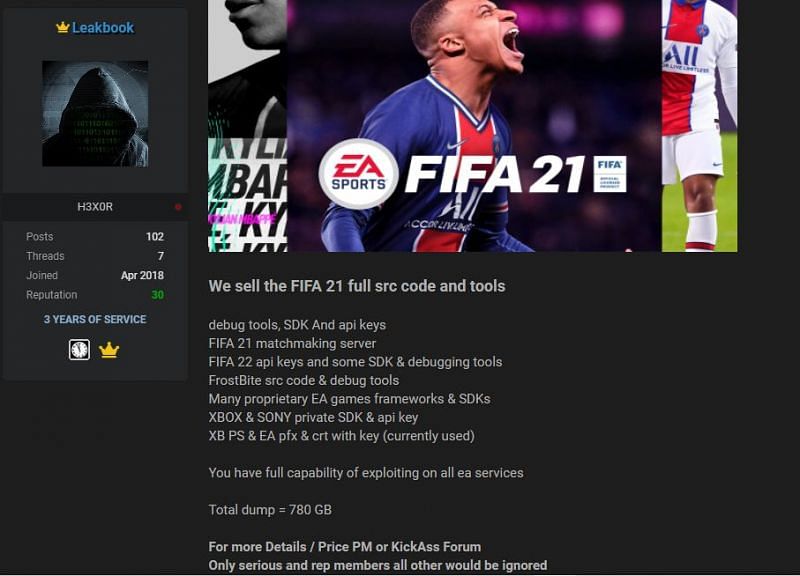 Hacker tấn công EA Sports, ăn cắp mã nguồn cho FIFA 21, Battlefield và hơn thế nữa