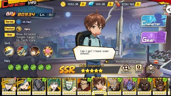 Hướng dẫn cách nhập và tổng hợp Giftcode One Punch Man