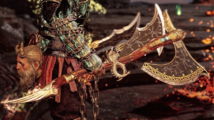 Một game thủ God of War tình cờ khám phá ra cách dùng hai vũ khí một lúc