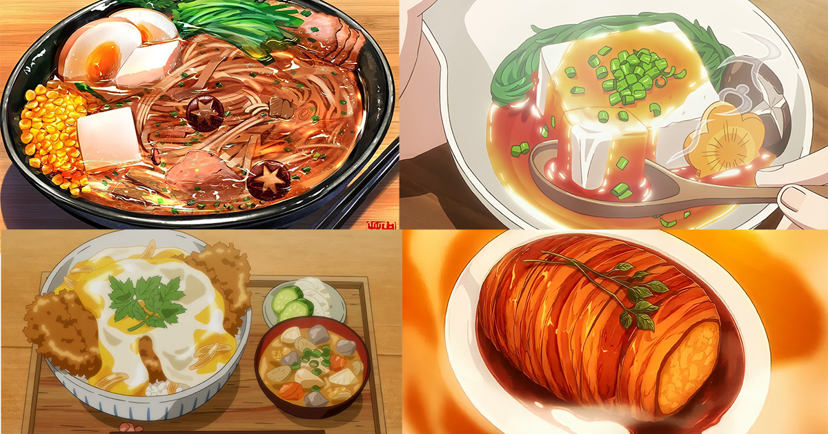 Quy tắc số 5 và loạt ảnh đồ ăn trong anime khiến bạn không khỏi thèm thuồng (P2)
