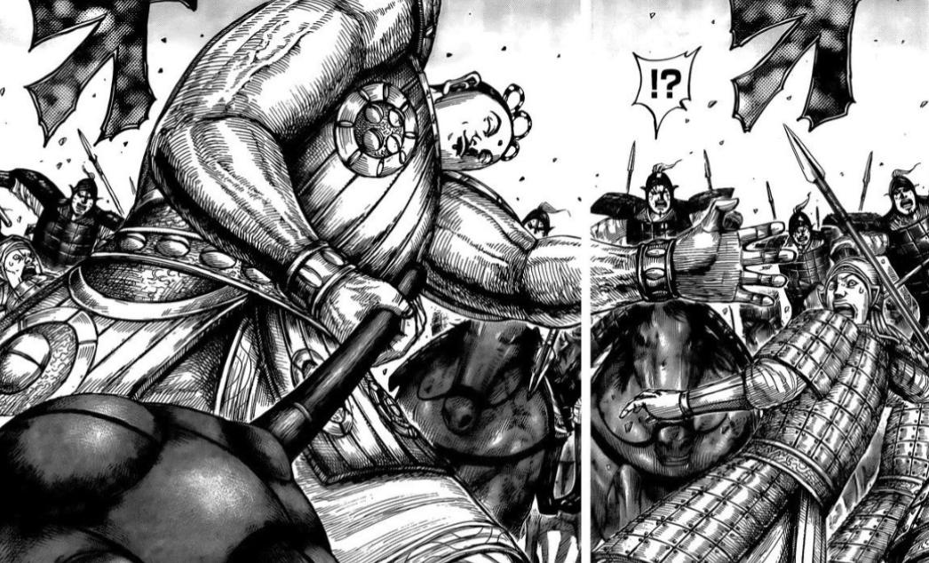 Spoiler Kingdom chap 684: Nhờ Á Hoa Cẩm, Phi Tín Quân chiếm ưu thế. Nhạc Bạch Công ra trận!