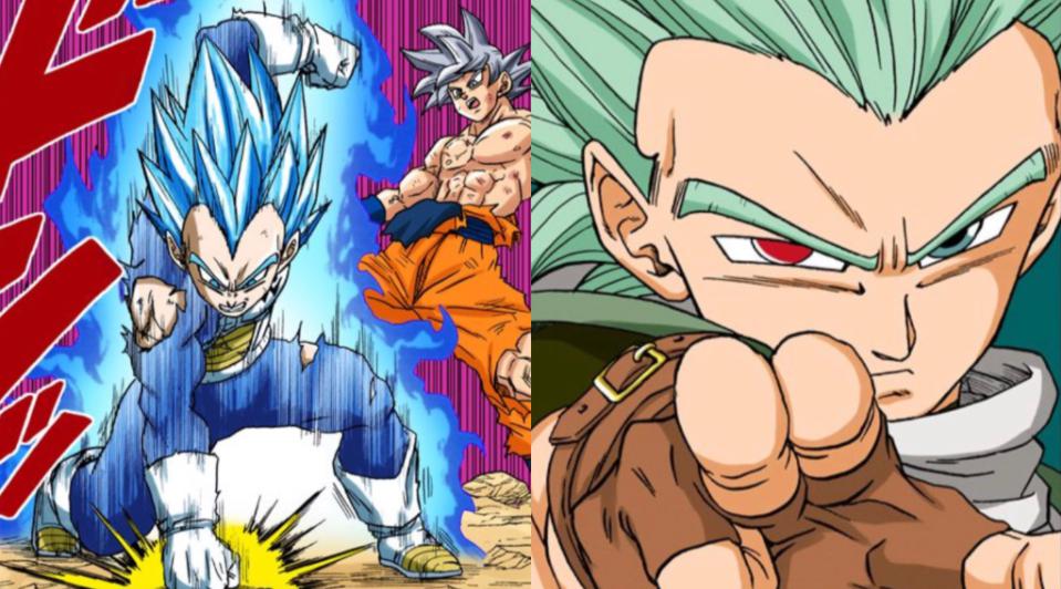 Spoiler Dragon Ball Super chap 74 và 7 trang bản thảo: Vegeta VS Granola
