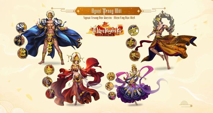 VNG tung thiết kế ngoại trang độc quyền dành cho VLTK Mobile mang tên Huyền Sử Chăm Pa