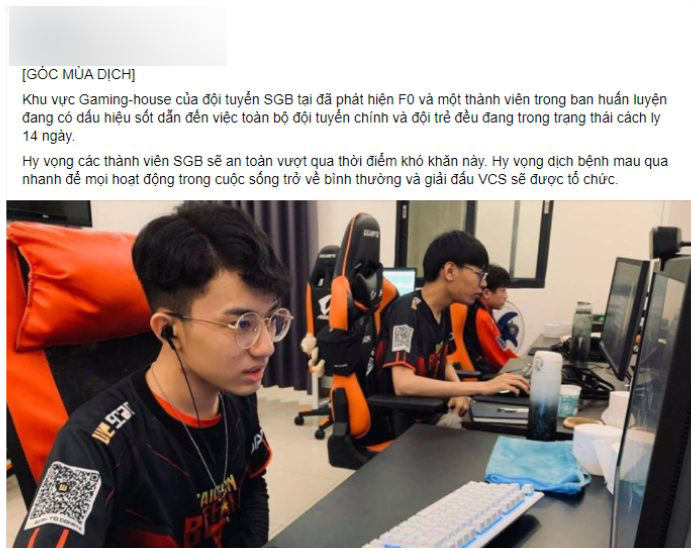 LMHT: Saigon Buffalo lên tiếng đính chính tin đồn đội tuyển có người mắc Covid-19