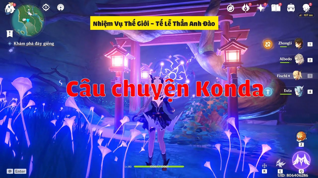 Genshin Impact - Hướng dẫn nhiệm vụ Lễ Tế Thần Anh Đào chi tiết bằng video 