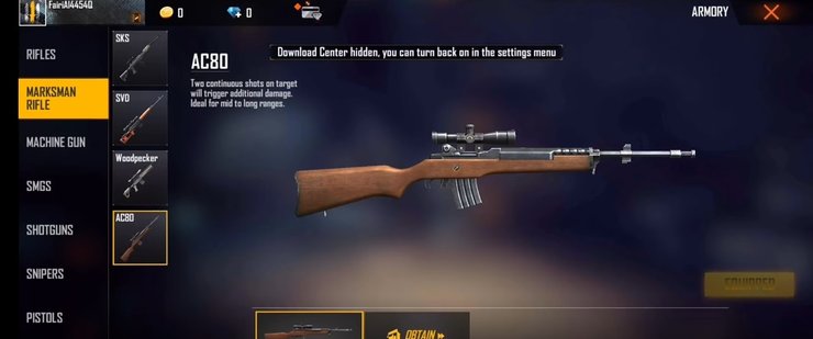 Free Fire OB29: Khẩu AC80 mới mạnh đến mức nào?
