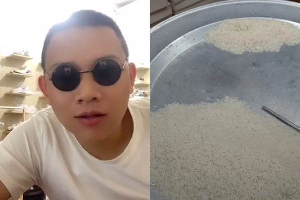 Livestream đếm gạo vì quá chán, nam thanh niên thu hút hàng nghìn lượt xem cùng một lúc