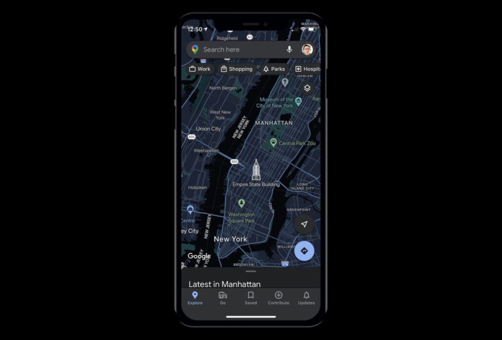 Google Maps cho phép iOS mở chế độ Dark Mode và một số tính năng mới vào cuối tháng 8