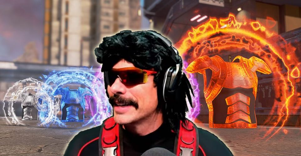 DrDisrespect than thở về shield của Apex Legends