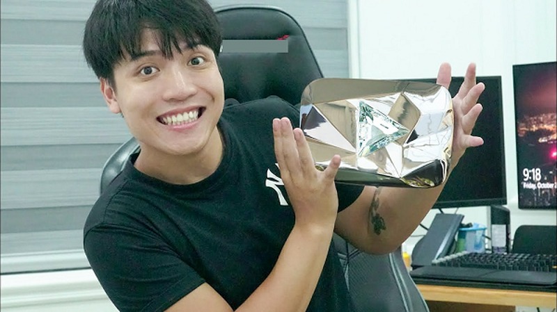 NTN chính thức đạt được nút Kim Cương của Youtube với 10 triệu lượt subs