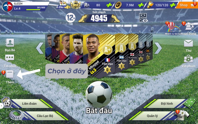 Hướng dẫn cách nhập và tổng hợp Giftcode UFC Siêu Sao Bóng Đá mới nhất năm 2021