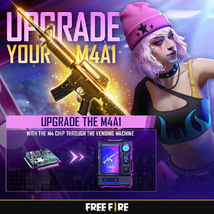 3 Cấp độ Nâng cấp của M4A1 Trong Thử nghiệm Free Fire - Chúng Mạnh đến mức nào?