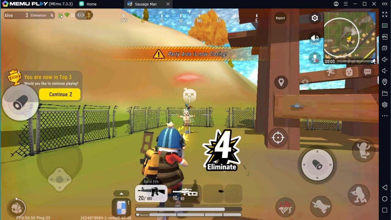 Sausage Man: Hướng dẫn nghiêng trái phải và các Tùy Chỉnh quan trọng nhất cho tân thủ