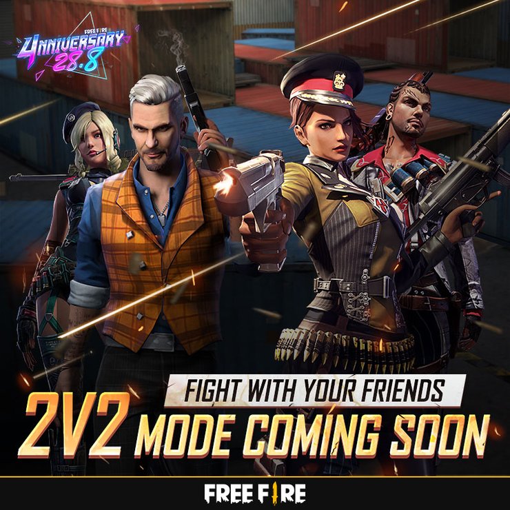 Free Fire chế độ Độc Lang Chiến 2 Vs 2 sắp ra mắt !!!