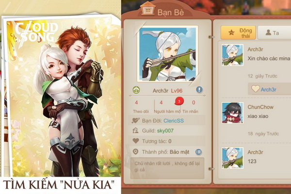Cloud Song VNG xây “mạng xã hội” riêng, tích hợp trong game