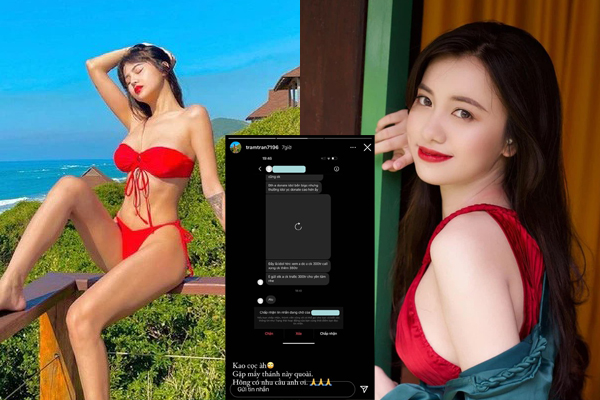 MC Thuý Quỳnh và cô nàng Trâm Trần cùng bị một người gạ chat xxx với số tiền lên đến trăm triệu đồng
