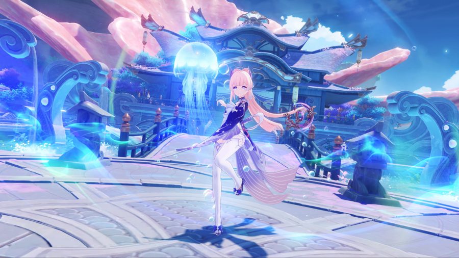 Genshin Impact: Hướng dẫn Sangonomiya Kokomi với cách lên Thánh Di Vật và vũ khí mạnh nhất