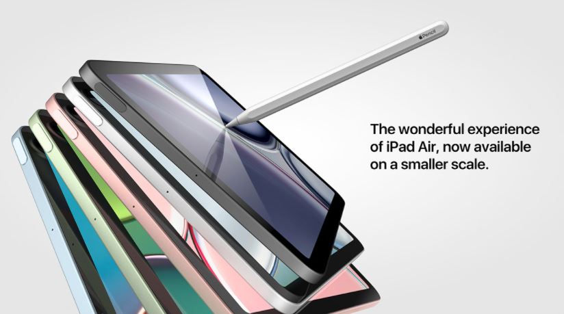 Hình ảnh iPad mini 6 thể hiện tất cả các màu sắc mà chúng ta mong đợi vào tháng 9