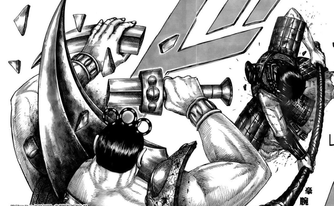 Spoiler Kingdom chap 690: Lý Tín hạ Nhạc Bạch Công, Phi Tín Quân tấn công Hỗ Triếp!