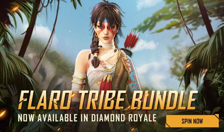 Free Fire Diamond Royale mới (tháng 9) - Nhận ngay gói nữ bộ tộc Flaro!
