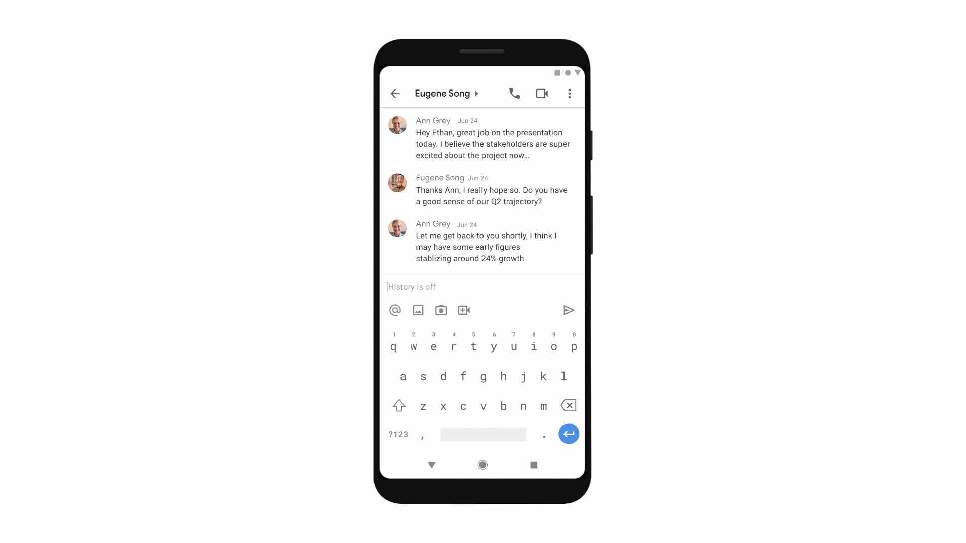 Gmail dành cho thiết bị di động sẽ sớm cho phép bạn thực hiện cuộc gọi thoại và video call 3