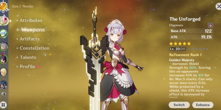 Genshin Impact: Thông tin, lối chơi và bản dựng tốt nhất của nhân vật Noelle 