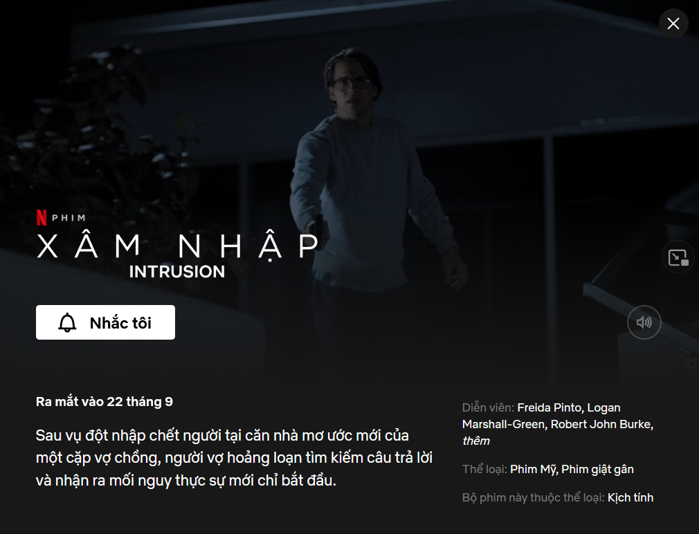 Netflix sắp sửa ra mắt tựa phim giật gân về đề tài kẻ xâm nhập