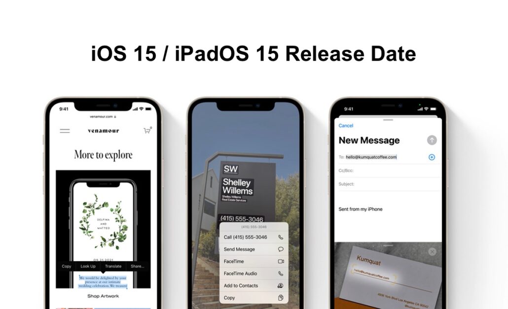Apple chính thức công bố ngày phát hành iOS 15 và iPad OS 15 