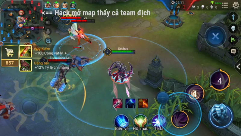 Liên Quân Mobile: Nạn Hack Map hoành hành khắp mọi nơi chỉ sau vài ngày ra mắt bản cập nhật 4.0