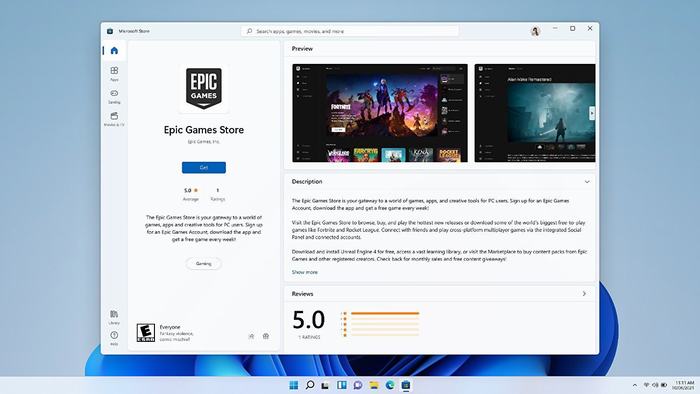 Epic Games Store quyết tuyên chiến với Steam, bắt tay Windows Store