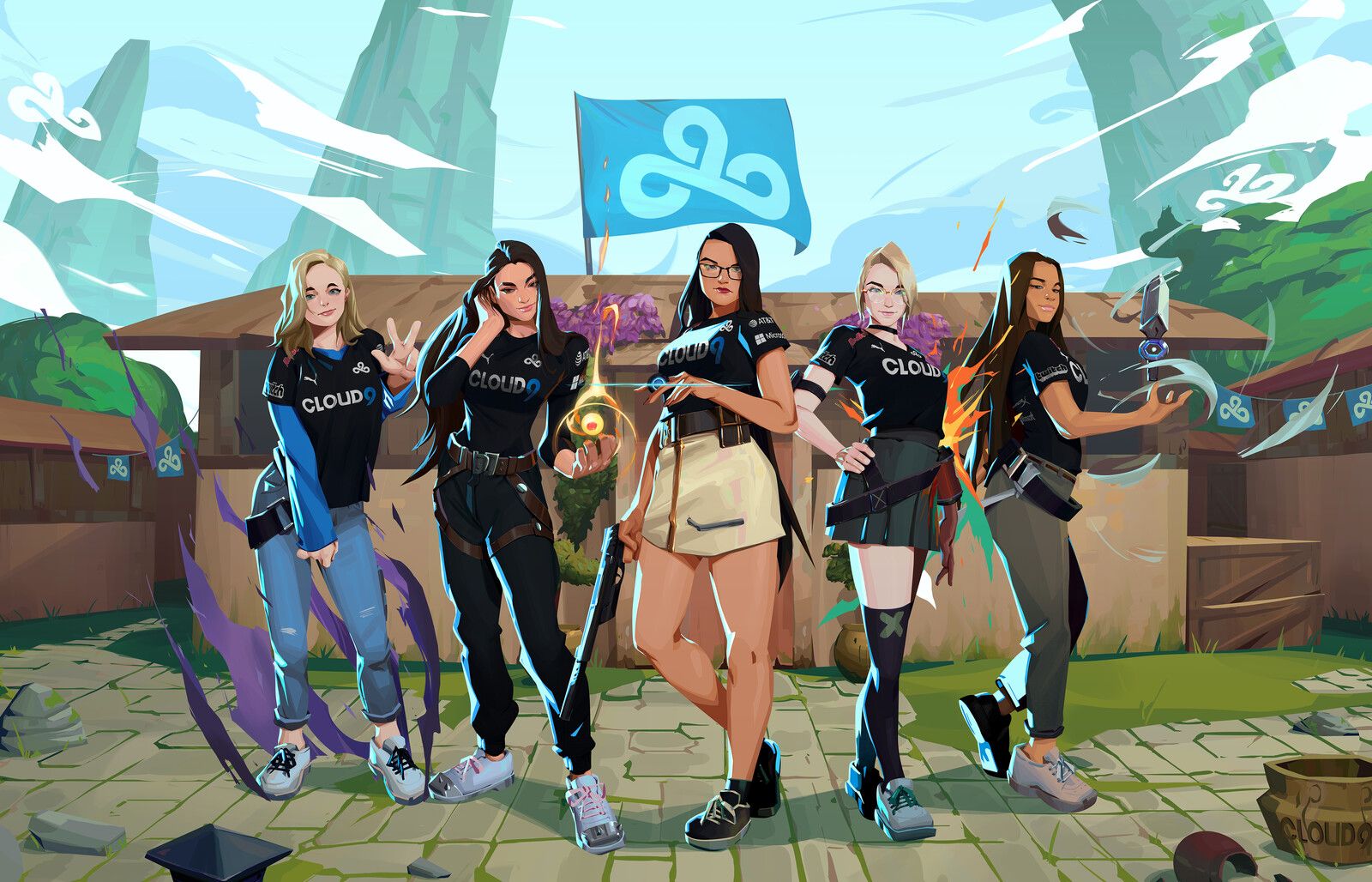 Đội tuyển nữ Valorant Cloud9 White vô đối với 3 chức vô địch liên tiếp