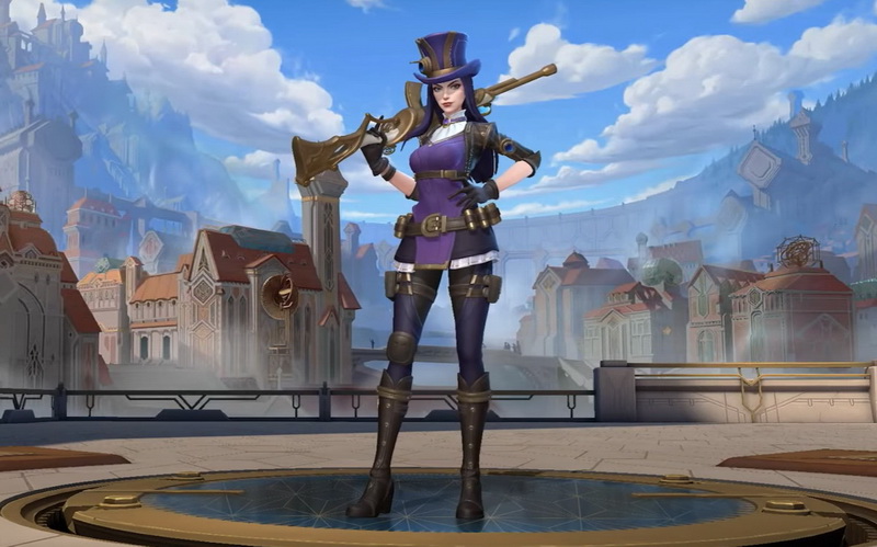 Liên Minh Tốc Chiến: Hướng dẫn Caitlyn Đường Rồng với Bảng Ngọc và cách lên đồ mạnh nhất