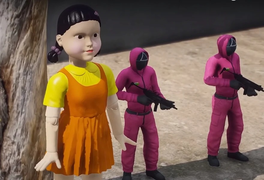 Game thủ GTA V giờ đã có thể trải nghiệm Squid Game thông qua một bản mod cực thú vị